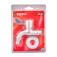 Кран для холодної води Zerix BIB-002 1/2 (нерж. сталь) (ZX1490)