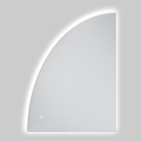 Дзеркало MIXXUS PREMIUM TOPPER MS02-75x100 з LED Touch, Anti-fog, димером (3-6,5kK) (MP6634)