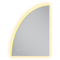 Дзеркало MIXXUS PREMIUM TOPPER MS02-75x100 з LED Touch, Anti-fog, димером (3-6,5kK) (MP6634)