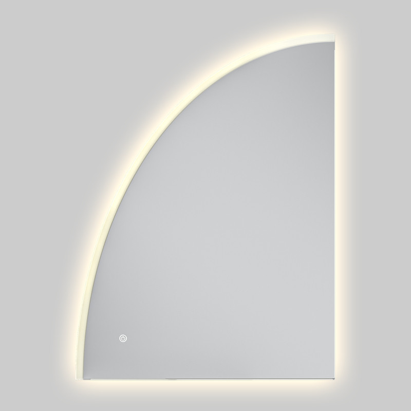 Дзеркало MIXXUS PREMIUM TOPPER MS02-75x100 з LED Touch, Anti-fog, димером (3-6,5kK) (MP6634)