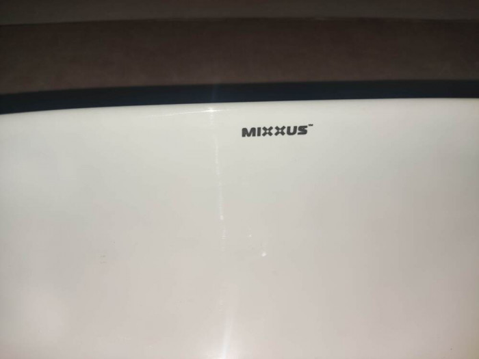 Раковина накладна Mixxus Premium DIVERSE-0112 WHITE-BLACK 455х325х135mm (MP6542)