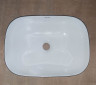 Раковина накладна MIXXUS PREMIUM DIVERSE-0112 WHITE-BLACK 455х325х135mm (MP6542)