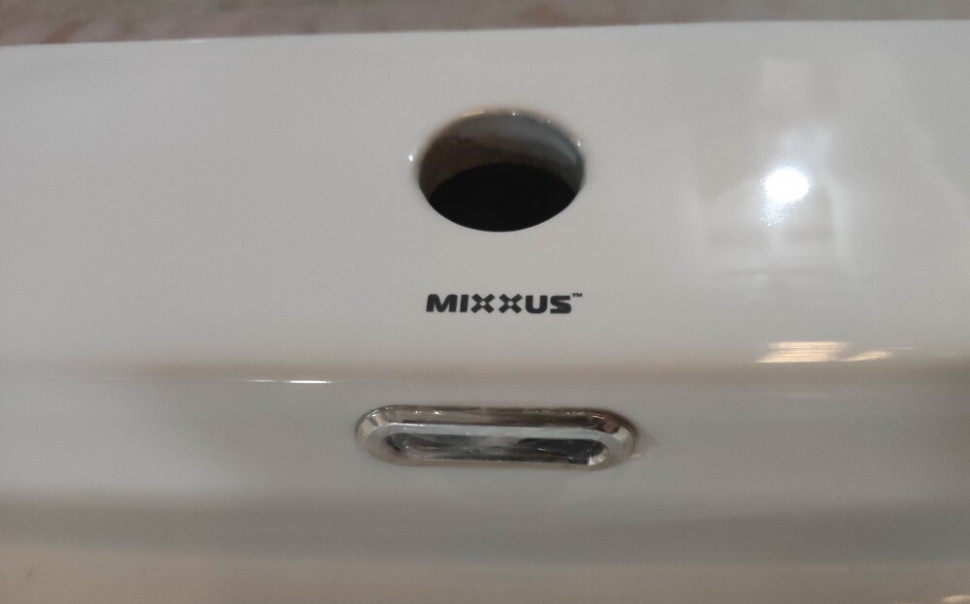 Раковина підвісна Mixxus Premium QUADRO-0206 600х360х130mm з отвором під змішувач та переливом (MP6509)