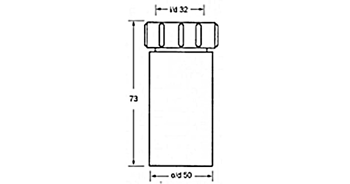 Редукция 5032J-WH с одной резьбой 50х32 мм.