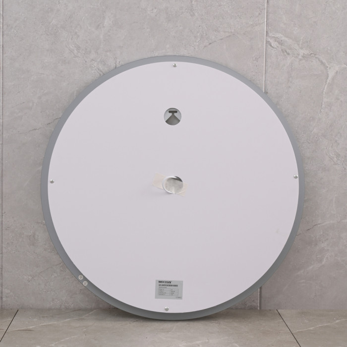 Дзеркало Mixxus PLAIN MC02-80 з Led Touch, Anti-fog, димером, регулятором яскравості, годинником (MI6931)