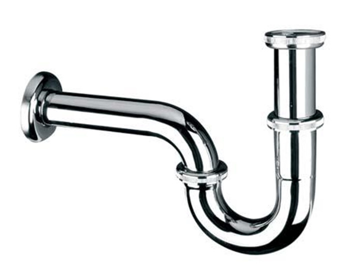 Сифон для умивальника трубний без зливу 11/4х32мм 215CB хромований