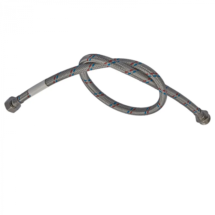 Гнучкий шланг для підключення води гайка 1/2'' - Штуцер 1/2'' (200 см) Zerix (ZX1569)