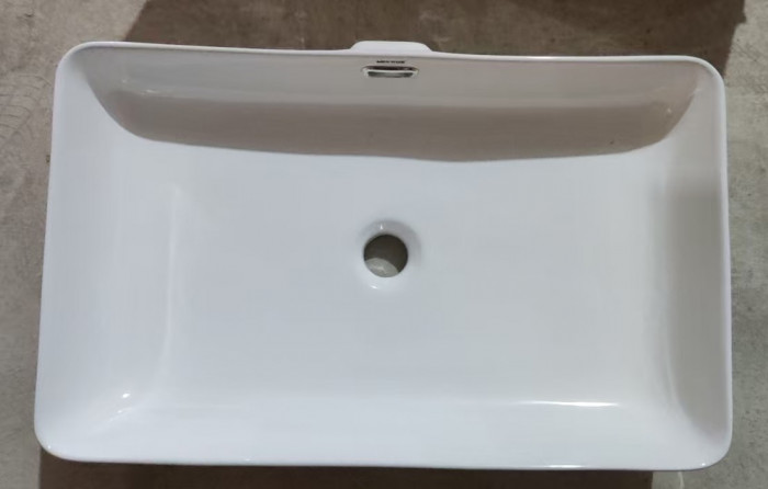 Раковина накладна Mixxus Premium QUADRO-0209 600х370х140mm з переливом (MP6522)