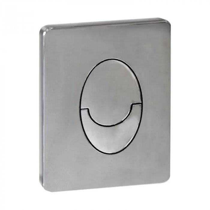 Панель змиву пластикова Koer KT-0606-01 157x198x3mm, кнопка закруглена (KR5342)