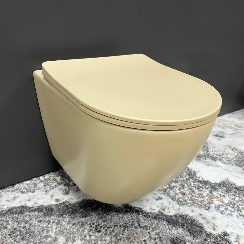 Підвісний унітаз VBI VULCANO BEIGE MATT