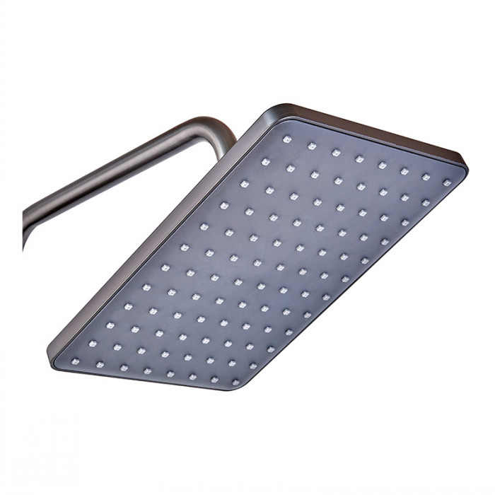 Душова колона із змішувачем Haiba Kubus 009-J Graphite (HB4005)