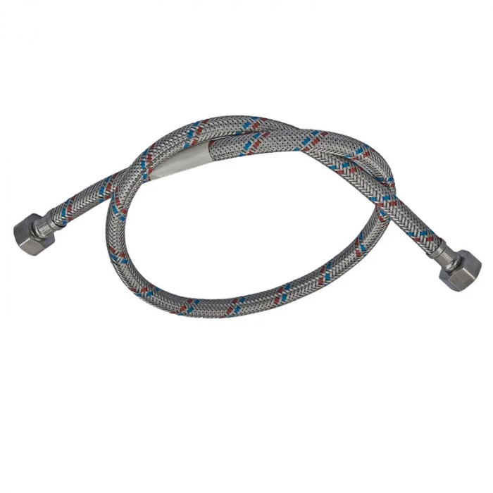 Гнучкий шланг для підключення води Гайка 1/2 - Гайка 1/2 (200 см) ZERIX (ZX1558)