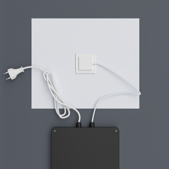 Дзеркало Mixxus Premium BEVEL MA02-90x65-Reverse з Led Touch, Anti-fog, димером (3-6,5kK) (MP6641)