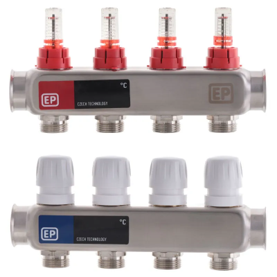 Колекторний блок з расxодомерамі Europroduct EP.S1110-04 1 &quot;x4 (EP4980)