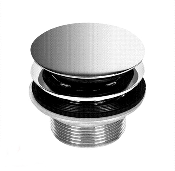 Злив до кухонної мийки 70 мм з корком "клік-клак" CBW70-CB