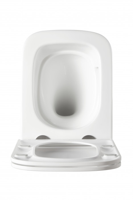 Унітаз підвісний Mixxus Premium Quadro-0301-T3 490x340x360mm, система змиву TORNADO 3.0 (MP6453)