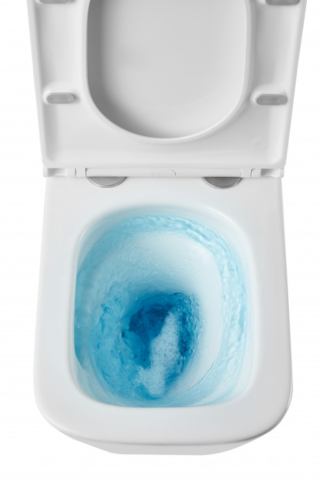 Унітаз підвісний Mixxus Premium Quadro-0301-T3 490x340x360mm, система змиву TORNADO 3.0 (MP6453)