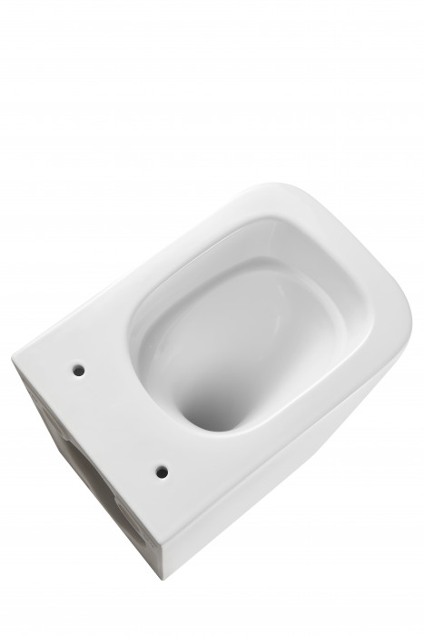 Унітаз підвісний Mixxus Premium Quadro-0301-T3 490x340x360mm, система змиву TORNADO 3.0 (MP6453)