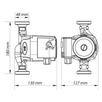 Насос циркуляційний відцентр. Koer KP.GRS-25 / 8-2-180 (KP0253)