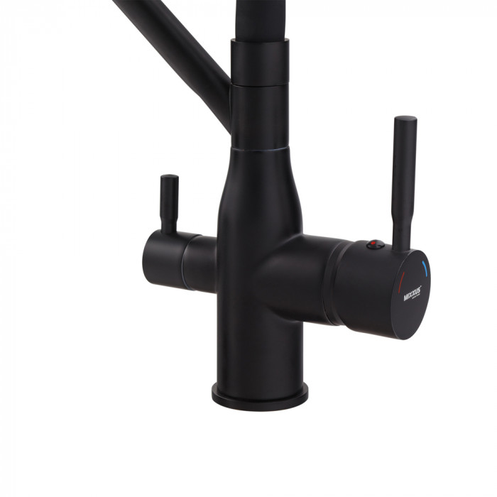 Змішувач для кухні MixxusPremium Gravity 021 BLACK REFL.BLACK (MI6978)