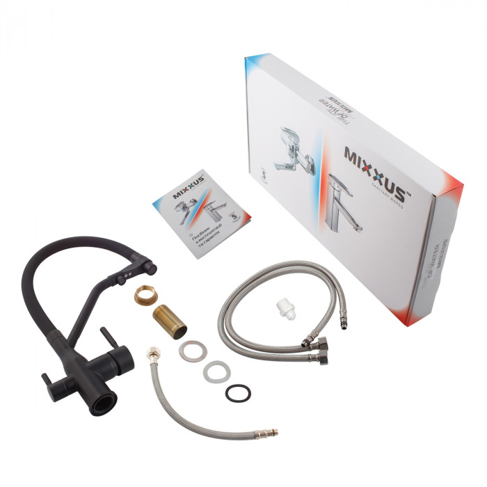 Змішувач для кухні MixxusPremium Gravity 021 BLACK REFL.BLACK (MI6978)