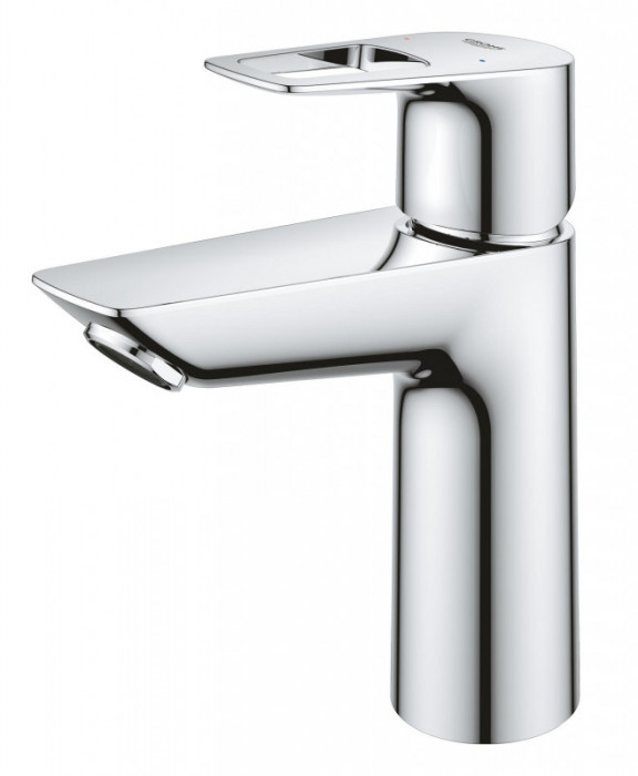 Одноважільний змішувач для раковини M-Size Grohe BauLoop New з нажимним донним клапаном (23886001)