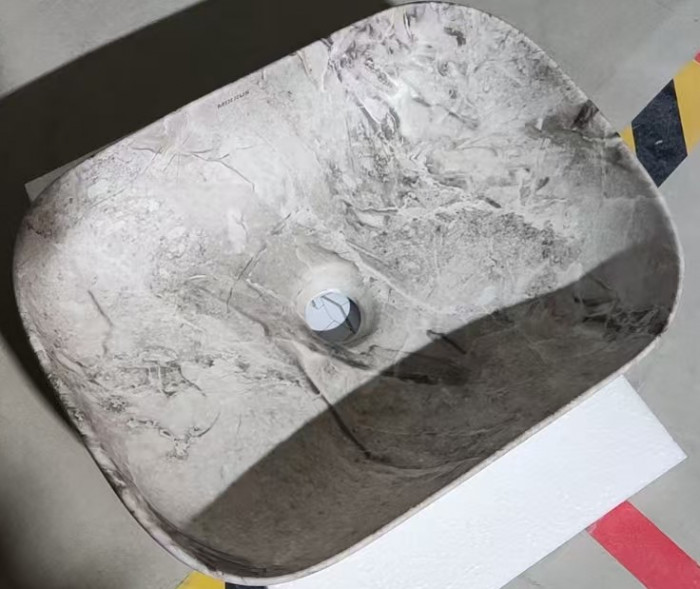 Раковина накладна MIXXUS PREMIUM DIVERSE-0113 MARBLE 455х325х135mm (MP6544)