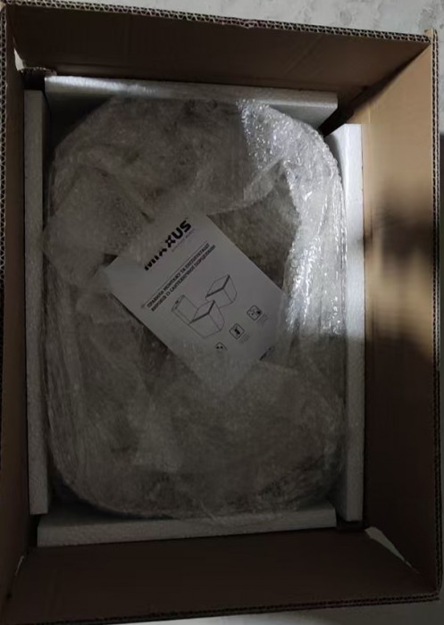 Раковина накладна MIXXUS PREMIUM DIVERSE-0113 MARBLE 455х325х135mm (MP6544)