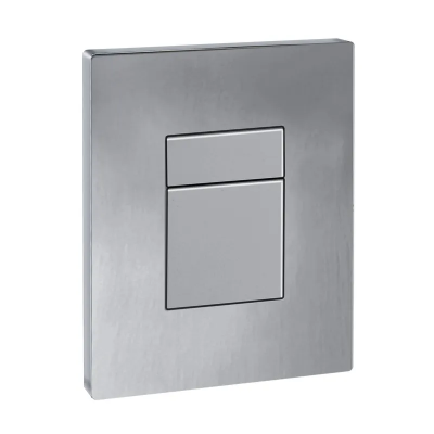 Панель змиву пластикова Koer KT-0607-01 157x198x3mm, кнопка квадратна (KR5344)