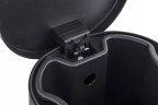 Відро для сміття з плавним закриттям овальне ZERIX PRIME-TC0105 BLACK 5 л (колір чорний) (ZX5902)