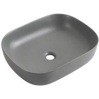 Раковина накладна MIXXUS PREMIUM DIVERSE-0115 GRAY 490x395x135mm (MP6650)