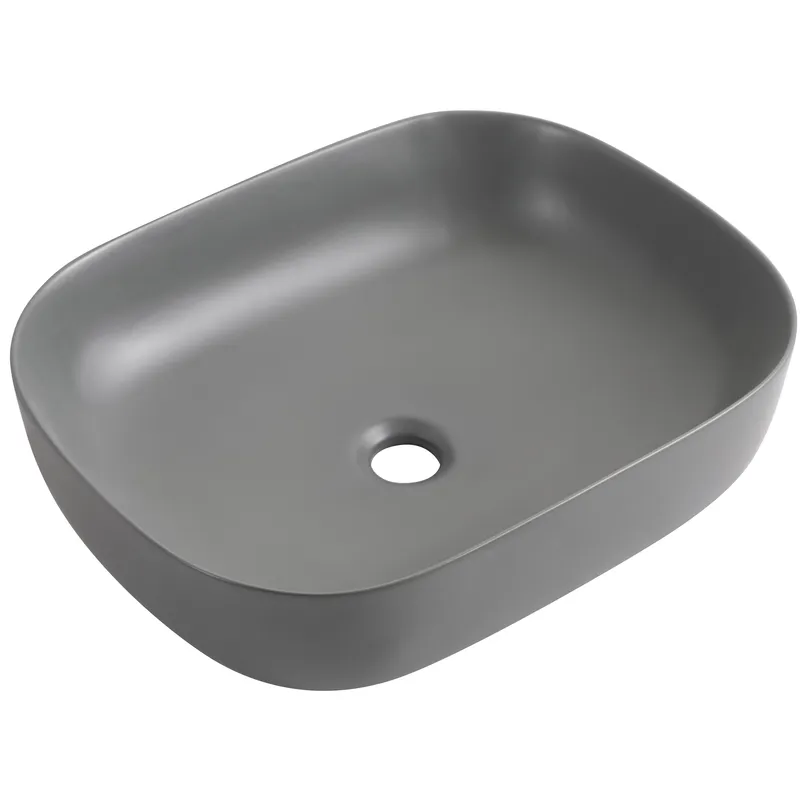 Раковина накладна MIXXUS PREMIUM DIVERSE-0115 GRAY 490x395x135mm (MP6650)