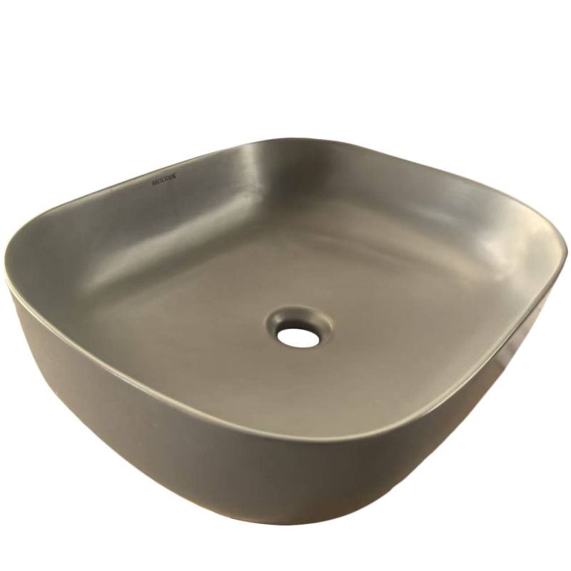 Раковина накладна MIXXUS PREMIUM DIVERSE-0115 GRAY 490x395x135mm (MP6650)