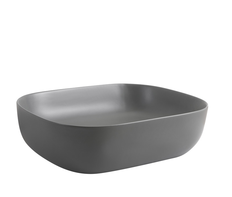 Раковина накладна MIXXUS PREMIUM DIVERSE-0115 GRAY 490x395x135mm (MP6650)