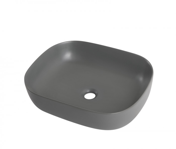 Раковина накладна Mixxus Premium DIVERSE-0115 GRAY 490x395x135mm (MP6650)