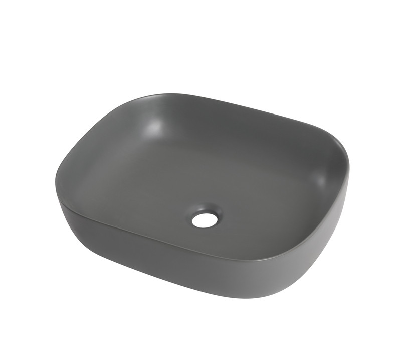 Раковина накладна MIXXUS PREMIUM DIVERSE-0115 GRAY 490x395x135mm (MP6650)