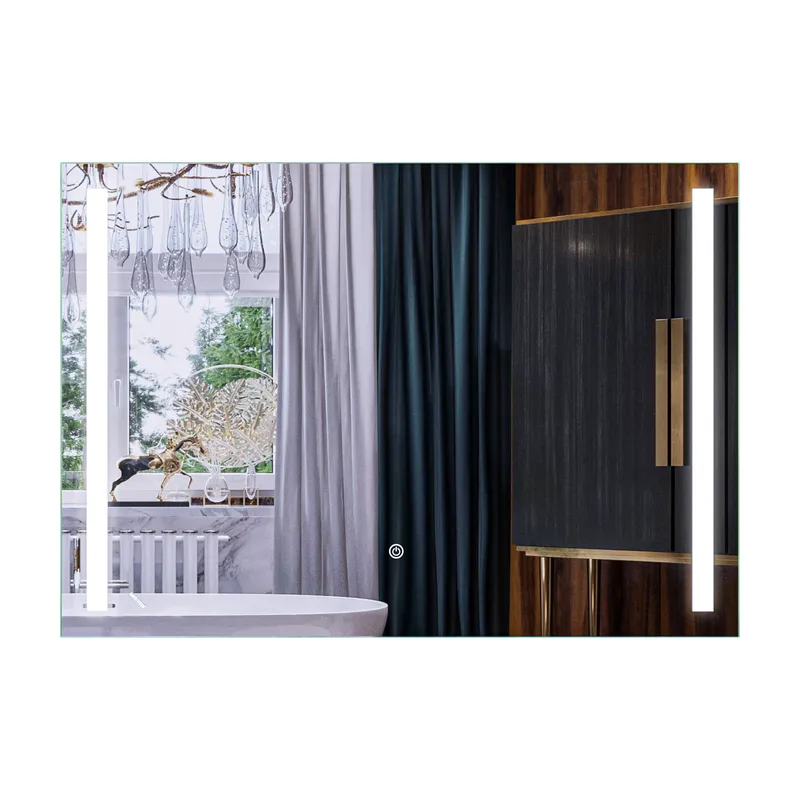 Дзеркало MIXXUS PREMIUM LINES MR18-100x70-REVERSE з LED Touch, Anti-fog, димером, рег. яскравості (MP6627)