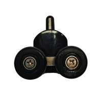 Ролики для душових кабін подвійні колеса MIXXUS PREMIUM ROLLERS SCP02-1 BLACK нижні (23mm для DIVERSE SC01,SC02,SD01) (MI7164)