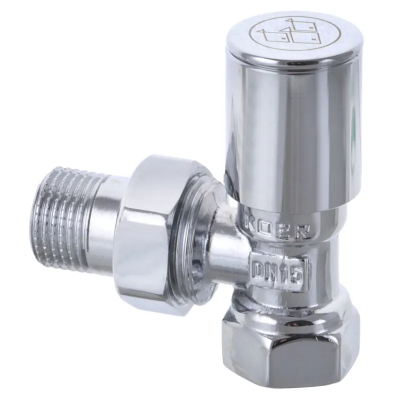 Кран для рушникосушки кутовий Koer KR.531 - 1/2&quot; (Ціна за 1 шт.) (KR3073)