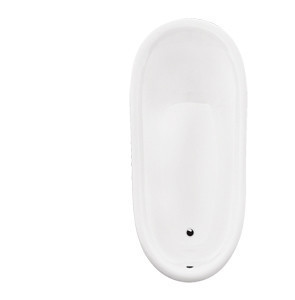 Ванна акрилова OTYLIA ретро 170х77 з 1 отвором (злив) з ногами білими, без сифону