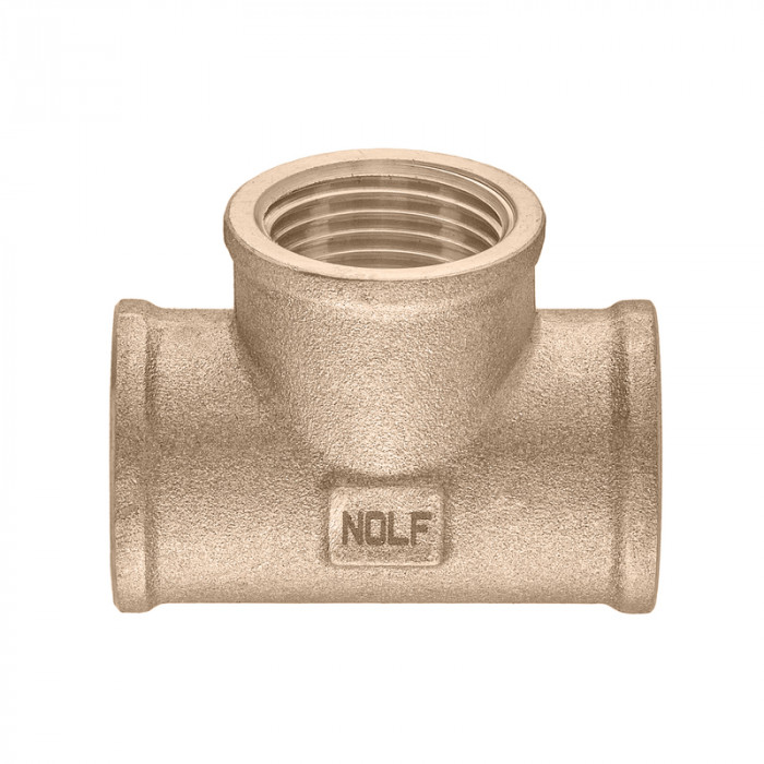 Трійник редукційний Nolf NFC.T080608F-3/4"Fх1/2"Fх3/4"F (NF3192)