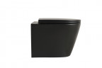 Комплект: MIXXUS PREMIUM BEVEL-SET-2101 BLACK Унітаз система змиву TORNADO 1.0+ Інсталяція KOER KT-0404 + панель KT-0604-05 BLACK MAT (MP6669)