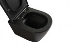 Комплект: MIXXUS PREMIUM BEVEL-SET-2101 BLACK Унітаз система змиву TORNADO 1.0+ Інсталяція KOER KT-0404 + панель KT-0604-05 BLACK MAT (MP6669)