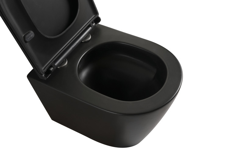 Комплект: MIXXUS PREMIUM BEVEL-SET-2101 BLACK Унітаз система змиву TORNADO 1.0+ Інсталяція KOER KT-0404 + панель KT-0604-05 BLACK MAT (MP6669)