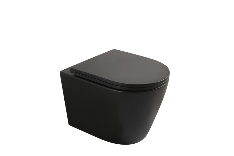 Комплект: MIXXUS PREMIUM BEVEL-SET-2101 BLACK Унітаз система змиву TORNADO 1.0+ Інсталяція KOER KT-0404 + панель KT-0604-05 BLACK MAT (MP6669)