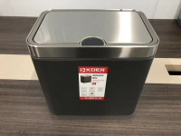 Відро для сміття сенсорне прямокутне Koer TC-020212-07 12 л колір графіт (KR5585)