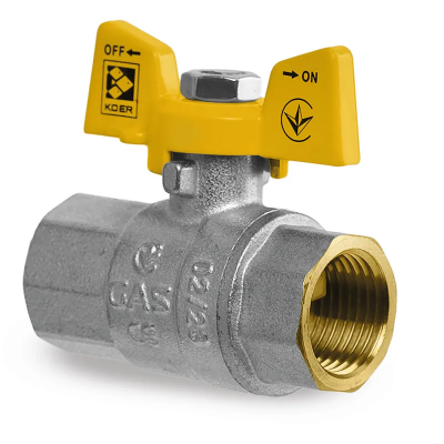 Кран кульовий Koer KG.207 - 1/2&quot; FF ГГМ (газ) (KR4958)