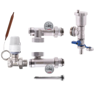 Змішувальний вузол для коллект. з лівим підкл. Koer KR.1022L1 - 1&quot; (без насоса) (прямий) (KR2912)