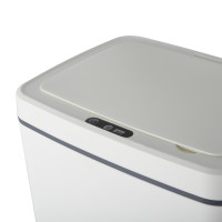 Відро для сміття сенсорне прямокутне Mixxus WAVE-TC0110 White 10 л колір білий (MI7073)