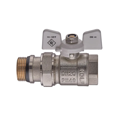 Кран кульовий з американкою Nolf classic NFC.963-08-3/4&quot; FM ГШМ WHITE &quot;антипротікання&quot; (NF3161)